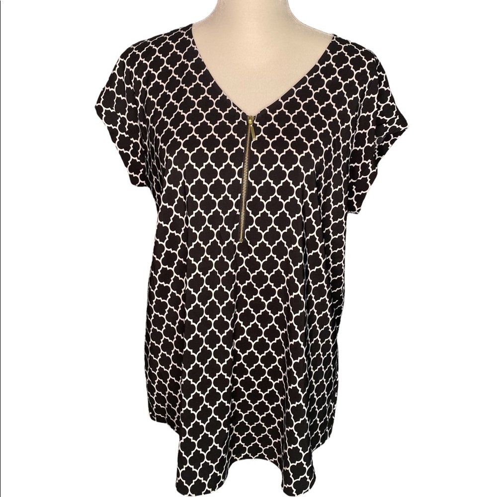 Express Portofino Shirt Womens Large Short Sleeve